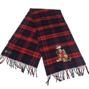 Acme Studios VTG 90s Looney Tunes Sylvester Tweety
Plaid Scarf Embroidered Patch